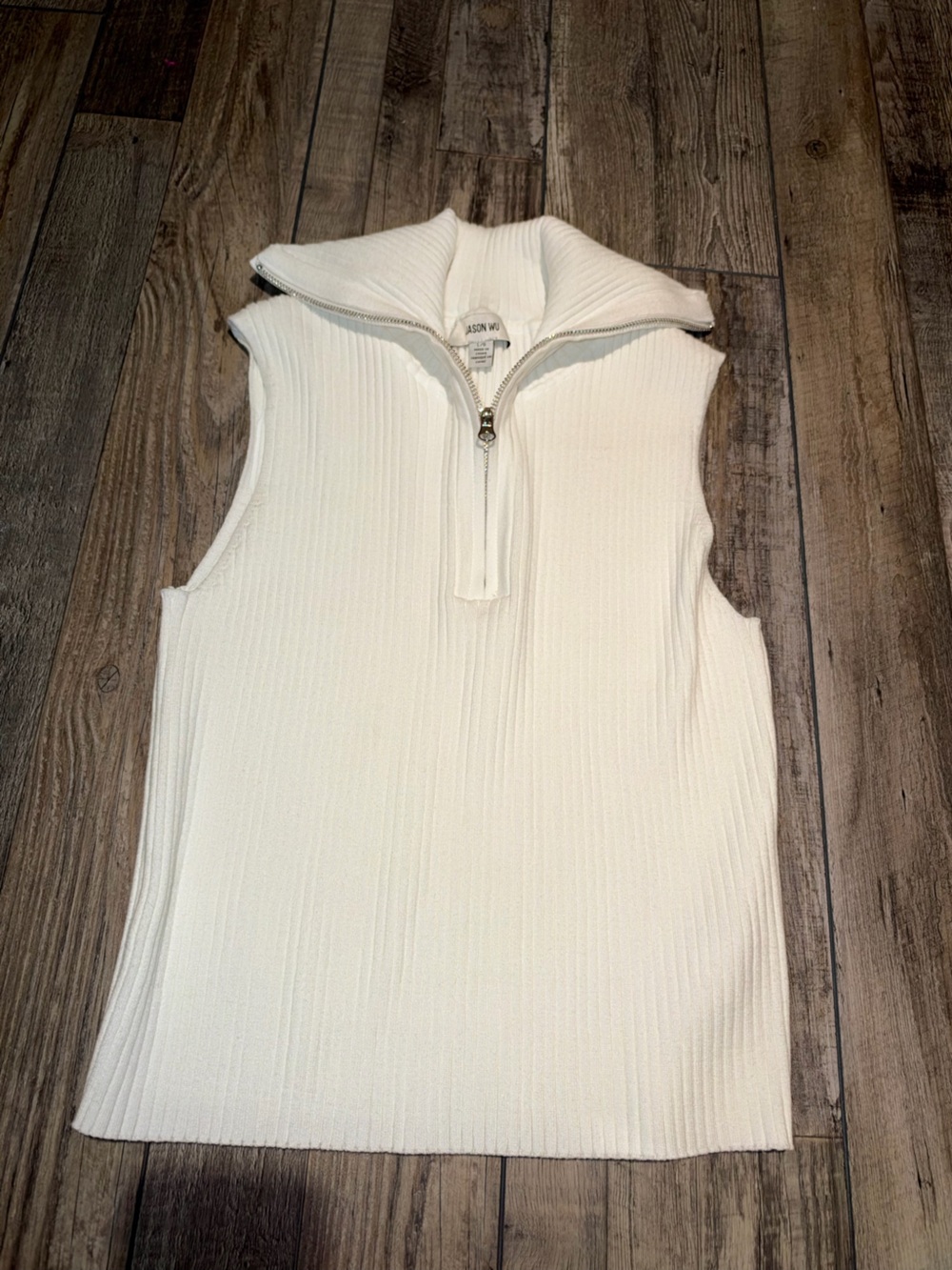 Jason Wu Large Ribbed Sleeveless EUC